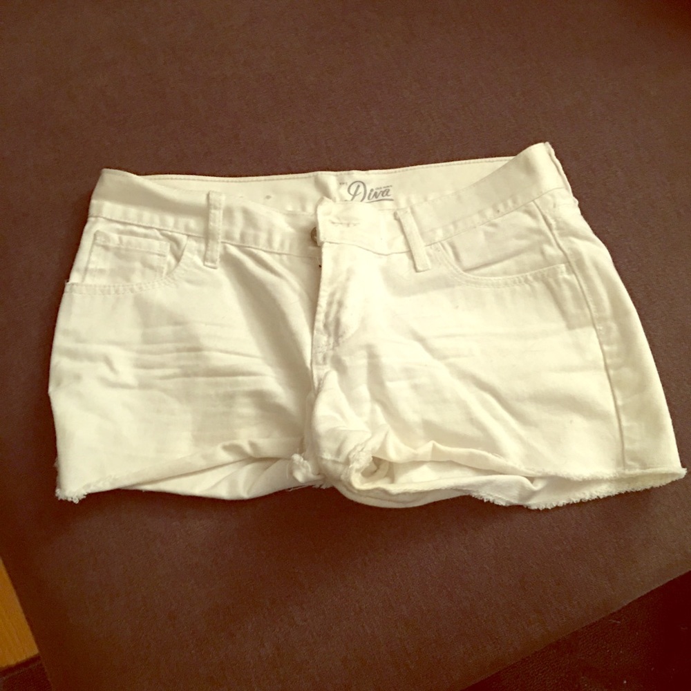 Old Navy white jean shorts